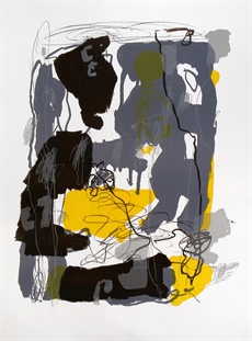 uden titel I - Peter Skovgaard litografi
