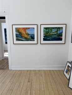 Grafikudstilling i Galerie Wolfsen, juni 2023