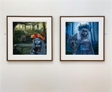 Grafikudstilling i Galerie Wolfsen, marts 2025